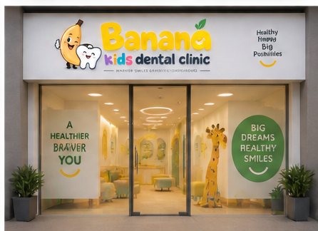 Banana Kids storefront concept